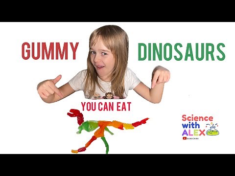 Make GUMMY Dinosaurs 🦕 | Educational Video About Dinosaurs on Science with Alex