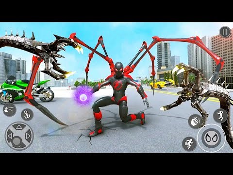 Black Spider Rope Superhero Rescue NY City Mission Game 2026 Part-2 - Android Gameplay