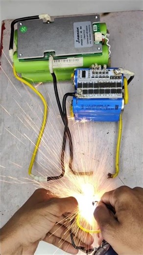 2 Capacitor se Spot Welding 😱 | 15000uF Power