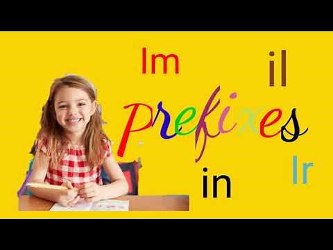 prefixes (im/il/ir/in/) / English grammar lesson /how to form antonyms .