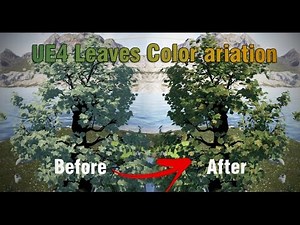 UE4 Pro Tips_Randomize color of tree leaves