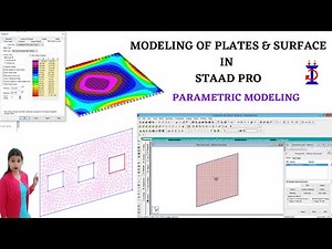 MODELLING OF PLATES , SURFACE AND PARAMETRIC MODELLING IN STAAD| MANISHA YADAV | AMEC CAD SOLUTIONS
