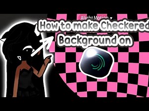 How to Create a Checkered Background in Alight Motion :D