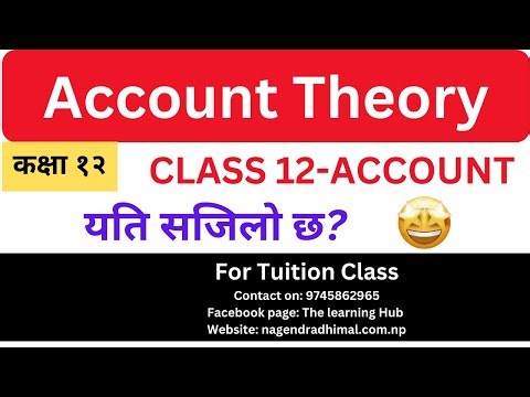 class 12 account theory important chapter in one shot || class 12 account theory fix question