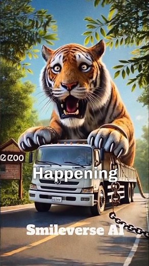 😂 Tiger Opens His Mouth Like a Boss! 🐯 | Funny Zoo Momentl@smileverce-i