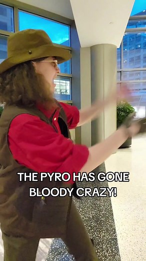 that pyro is a spy! #tf2sniper #tf2pyro #tf2cosplay #tf2 #tf2snipercosplay #tf2pyrocosplay #indypopcon2024 #popcon #teamfortress2 #tf2memes