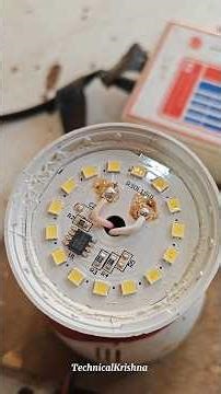 How to Fix an LED Light Quickly | Easy repair 💡 #shorts #ledbulb