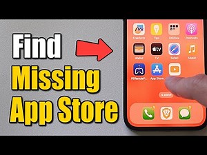How to Find Missing App Store on iPhone (Best Method)
