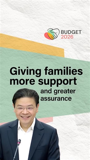 gov.sg on Instagram: "Families remain the bedrock of society and Singapore’s first line of support for every individual. The Government will provide another $500 in Child LifeSG Credits for each Singaporean child aged 12 and below, building on last year’s initiative. From 2027, the monthly household income threshold for means-tested preschool subsidies will also be raised to $15,000, benefiting more families. With these enhancements, a family with two children under ComLink+ can receive around $