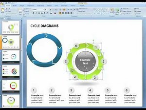 How to customize cycle diagrams in PowerPoint