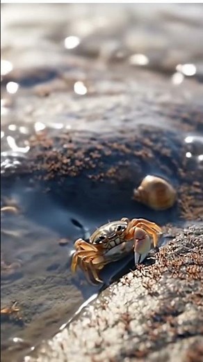 Cutest Mini Crab Ever Caught on Camera – Too Adorable to Handle! 🦀🥹📹