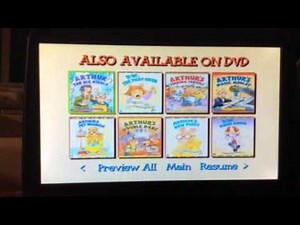 Arthur: Arthur's Big Hit DVD Walkthrough 2006