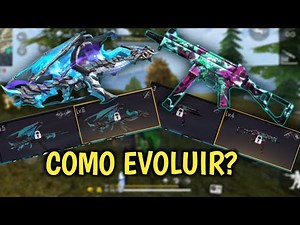 SKIN GRATIS DE ARMAS COMO EVOLUIR NO FREE FIRE?