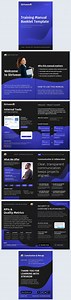 Interactive Training Manual Booklet Template