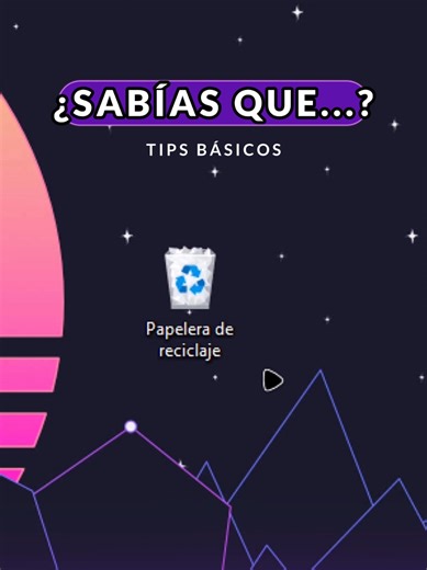 ¿Sabías qué...? Tips básicos para tu Papelera de reciclaje. #pc #laptop #windows #tutorial #tips