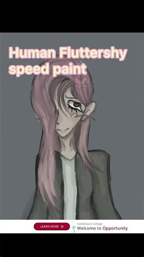 Human fluttershy speed paint#mlp#mylittlepony#fluttershy