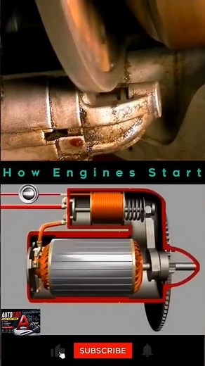 How Engines Start | Engine Starting Process Explained #shorts