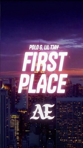 Polo G, Lil Tjay - First Place (Lyrics)