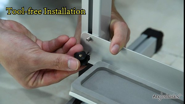 Fishing Rod Holder - Space Saving Portable Aluminum Alloy Fishing Rod Storage Rack for All Type Fishing Rods - Holds Up to 24 Rods