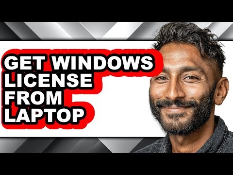How to Get Windows License from Laptop (updated)