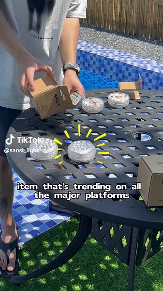 Innovative Pool Light Enhancing Summertime Fun