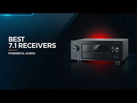 5 Best 7.1 Surround Sound Receivers for Dolby Atmos Setup