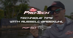 Learn how to work the Berkley Pro-Tech Pop 50, to catch more fish! 🎣 Veteran tournament angler, Russell Babekuhl shares a variety of technique tips for working the Pop 50 in and around man-made structures which are found in most estuary systems. Russell hooks up to some great fish, showing you how effective they are and why he uses the Pro-Tech pop 50 💥🐟 The Pop 50 is designed to make maximum noise with minimum bulk where it counts. Sitting tail down at rest, its slender rear design ensures m