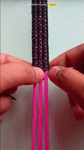 how to make a friendship bracelet tutorial #shorts #youtubeshorts #shortsfeed