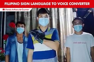 666K views · 10K reactions | Ginawang thesis ng grupo ng mga Electrical Engineering student mula sa Camarines Sur Polytechnic Colleges ang gloves na kayang mag-convert ng sign languages sa voice recording. For more latest stories, visit us at www.news5.com.ph | News5 | Facebook