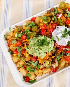 Tater Totchos Recipe {Vegetarian   Vegan} — How To Make Tater Tot Nachos
