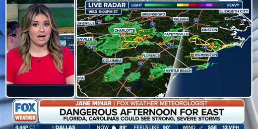 A look at where thunderstorms are forming on Wednesday evening | Latest Weather Clips | FOX Weather