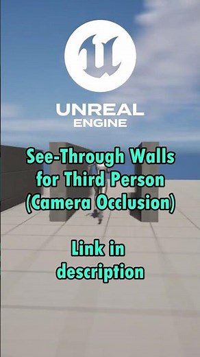 See-Through Walls for Third Person (Camera Occlusion) Preview - Link in Description - UE5