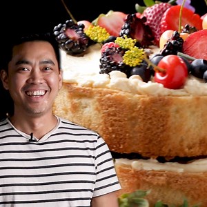 7.1M views · 5.8K reactions | Jun, a pastry chef, made a chiffon cake that is SO satisfying to watch being made!  FULL RECIPE: https://tasty.co/recipe/chiffon-cake Check out our 3-piece mixing bowl set right HERE: https://bzfd.it/2JG2QpG - We may make some $$ if you buy! | Tasty | Facebook