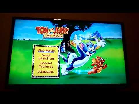 Tom and Jerry The Movie (2002) US DVD Menu Walkthrough