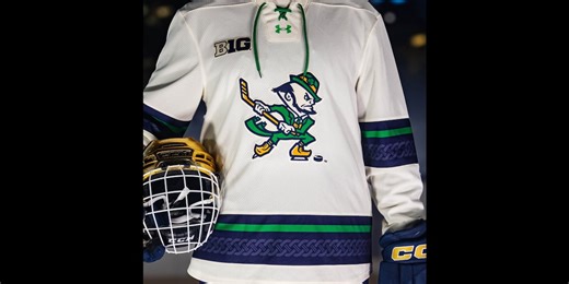 Notre Dame hockey unveils new alternate jersey
