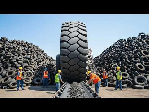 Inside the World’s Largest Tire Factory: How Giant 4-Meter Mining Tires Are Made (Full Process)