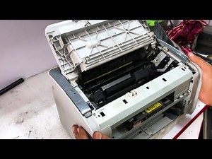 HP LaserJet P1106 Printer Repair and Service | Replacing Teflon & Pressure Roller in HP Laser P1106