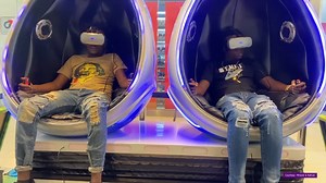 118K views · 6.1K reactions | Nitoe Hapa Ndani nisianguke! Peter Miracle Baby screams as Carol Katrue takes him to play virtual reality game for the first time! | Kenya Online Media | Facebook