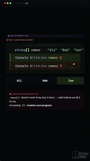 Arrays are easy… until you try to access values 😅
