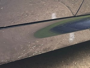 Removing white paint from bodywork