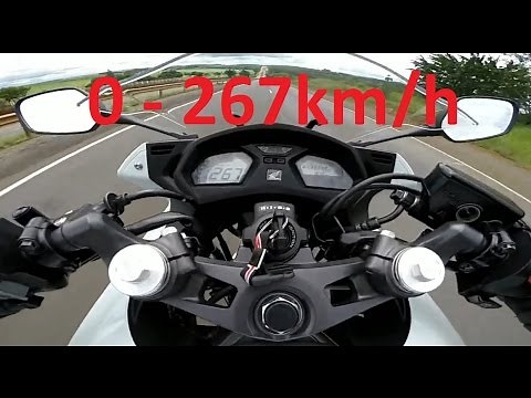 2017 Honda CBR650F - Acceleration 0-267km/h & Startup & Startup & Exhaust Sound & Burnout & Wheelie