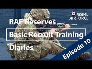 RAF Basic Recruit Training Course Diaries 10: Heading to the Live-Firing Range #armedforces