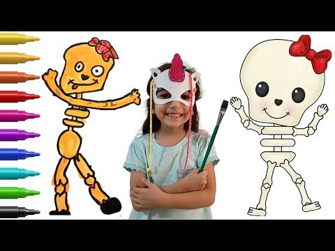 How To Draw A Funny Skeleton