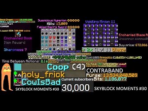 +7.5B + ENTERTAINMENT (Hypixel Skyblock Moments #30)