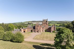 Magnificent castle for sale complete with private railway, beautiful gardens and 14th century barony title
