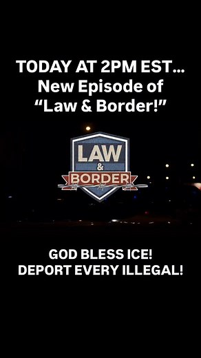 Today at 2 pm eastern! “Law & Border” only on @realamericasvoice AmericasVoice.news | Frontline America with Ben Bergquam