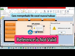 Memperbaiki file excel Reference is not valid