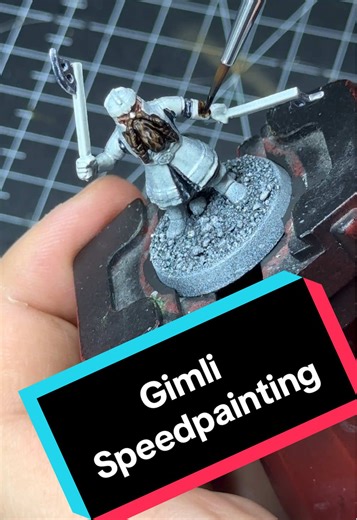Gimli speedpainting #thearmypainter #speedpaint #speedpainting #lotr #mesbg @thearmypainter
