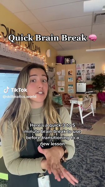 We love this active brain break from @freethinkingteacher! 🤩 Teachers, this is such a fun way for your students to get their energy out before you transition activities - not to mention it’s customizable to any seasonal theme 🙌 🎃 🍁 #teachersoftiktok #brainbreak #halloweengames #elementaryschool #teacherhacks