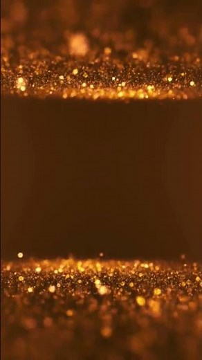 Relaxing Background Video Luxury Golden Particles Abstract Video Loop